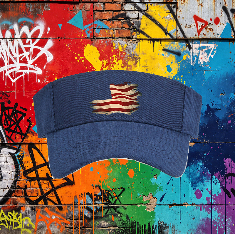 Unisex Classic Mesh Sun Hat with American Flag Print - Lightweight Breathable Design for Outdoor Activities, Ideal for Men and Women Seeking Patriotic Style in Beach, Camping, or Casual Wear
