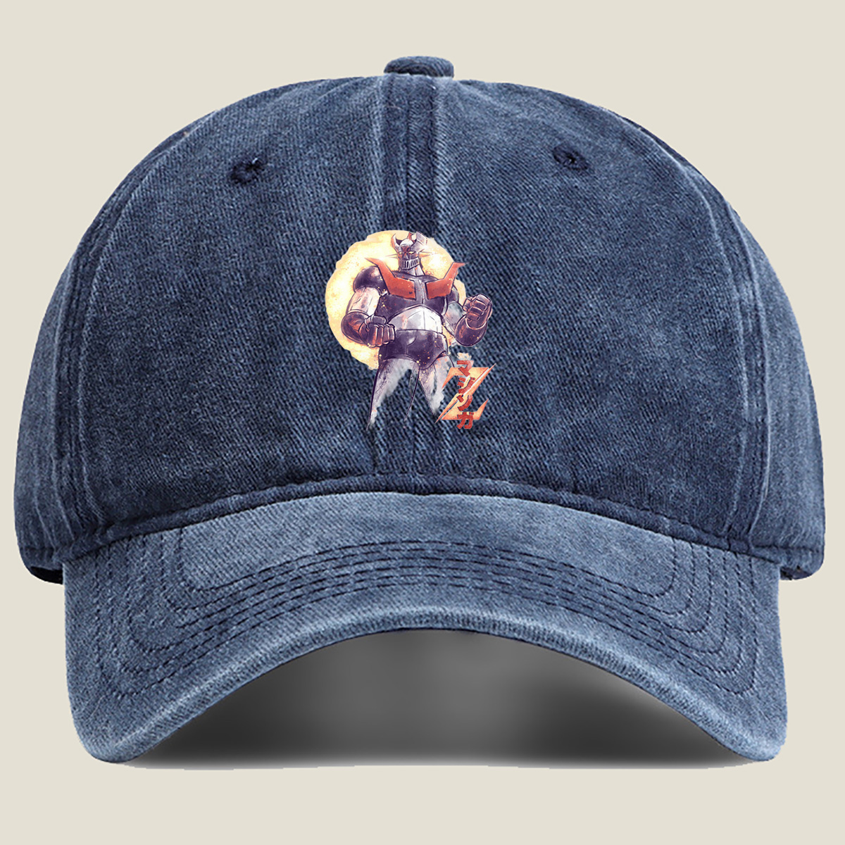 Mazinger Z - Washed Denim - Baseball Cap