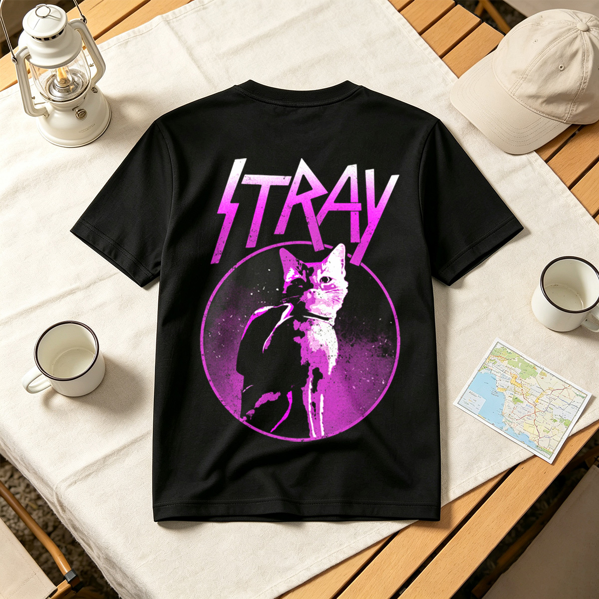 Stray - Cat Adventure - Tee