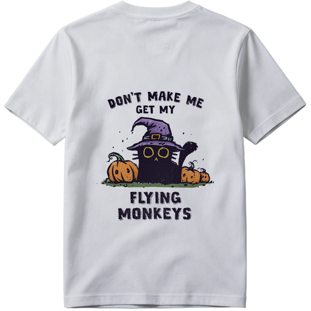 Wicked Witch and Flying Monkeys Halloween Design - Tee