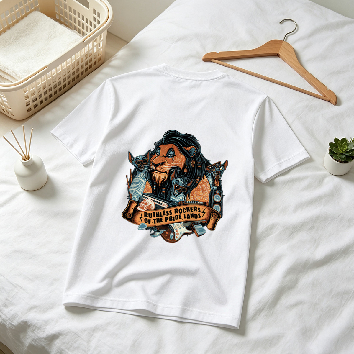 Ruthless Rockers of the Pride Lands: Lion, Hyena, and Meerkat Band - Tee