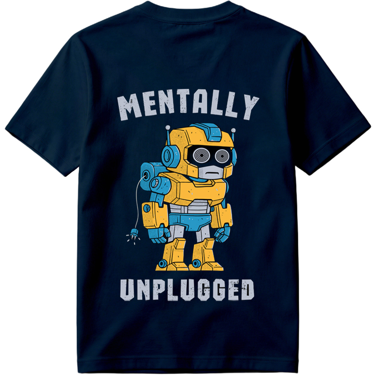 Mentally Unplugged Robot Design - Tee