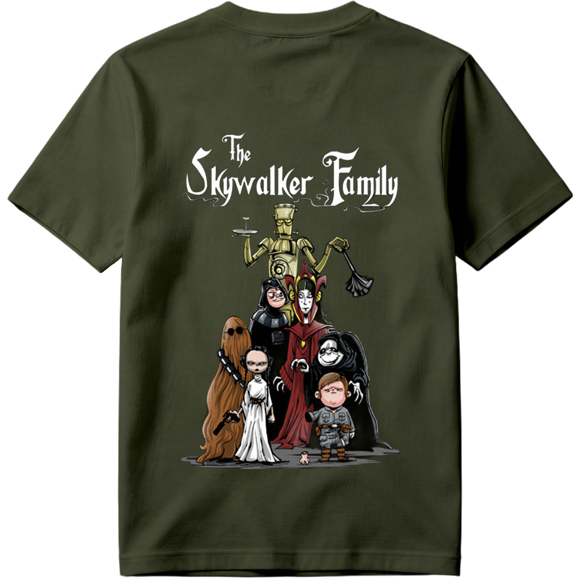 The Skywalker Family: Star Wars Characters Parody - Tee