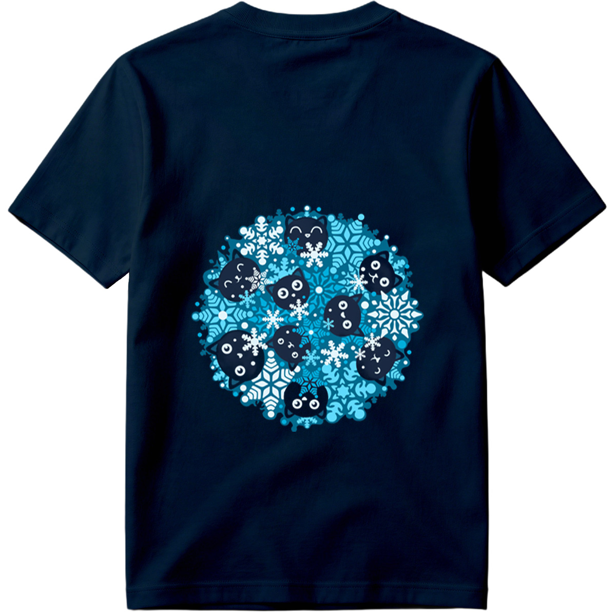 Pusheen Snowflake Pattern - Tee