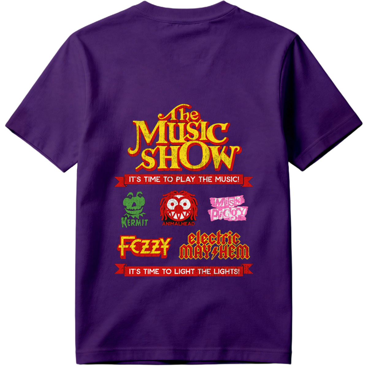 The Music Show: Kermit, Animalhead, Miss Piggy, Fozzy, Electric Mayhem - Tee
