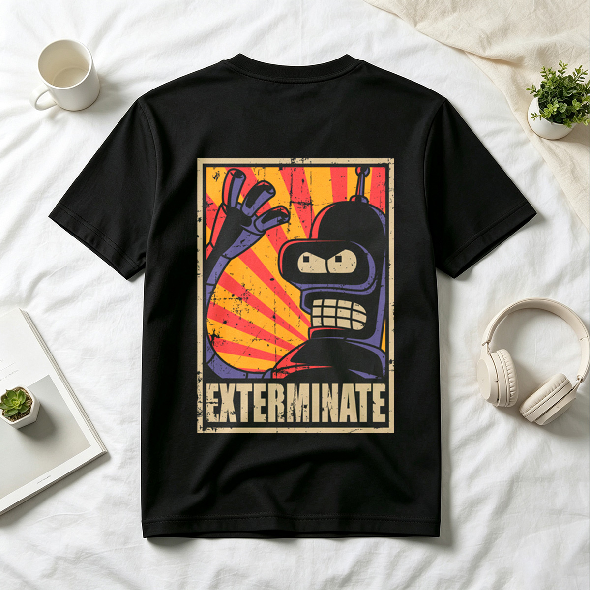 Futurama: Bender Exterminate Poster - Tee