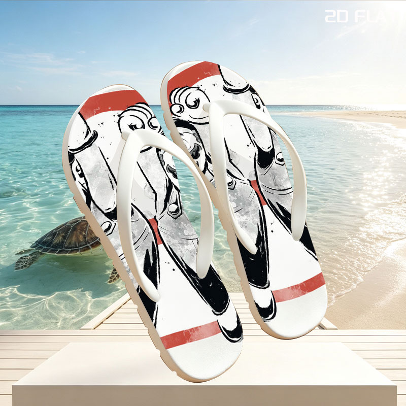 Mario and Luigi: Iconic Brothers in Action -  flip-flops