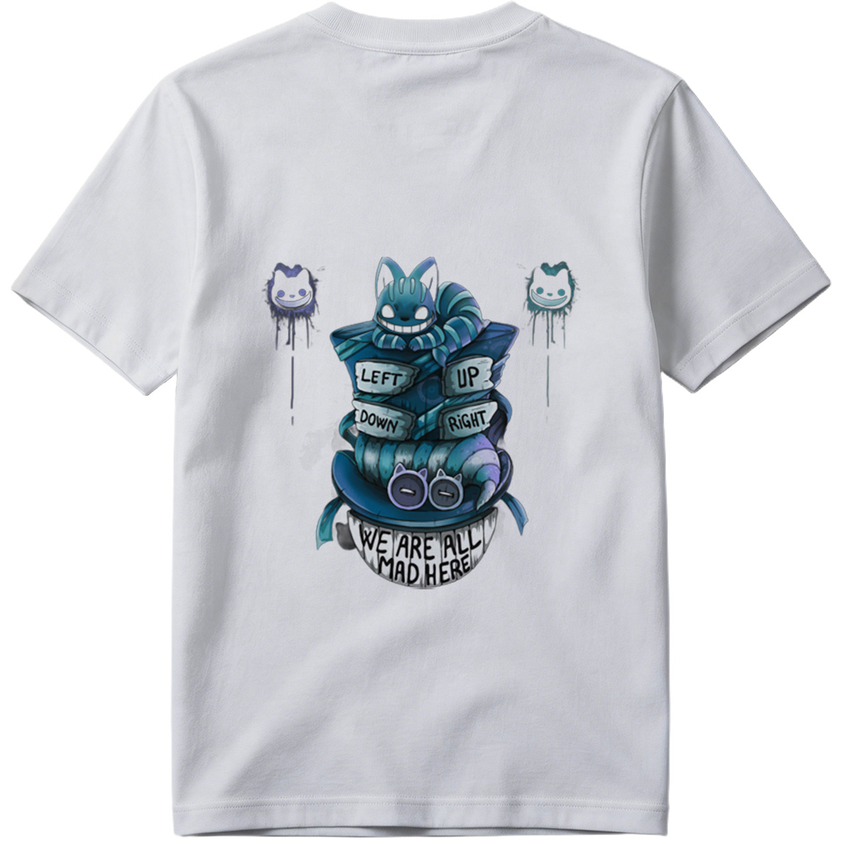 Cheshire Cat and Game Controller: We Are All Mad Here - Tee