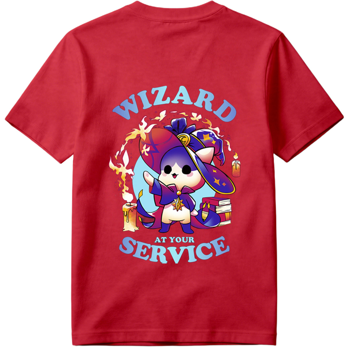 Wizard Cat at Your Service - Tee