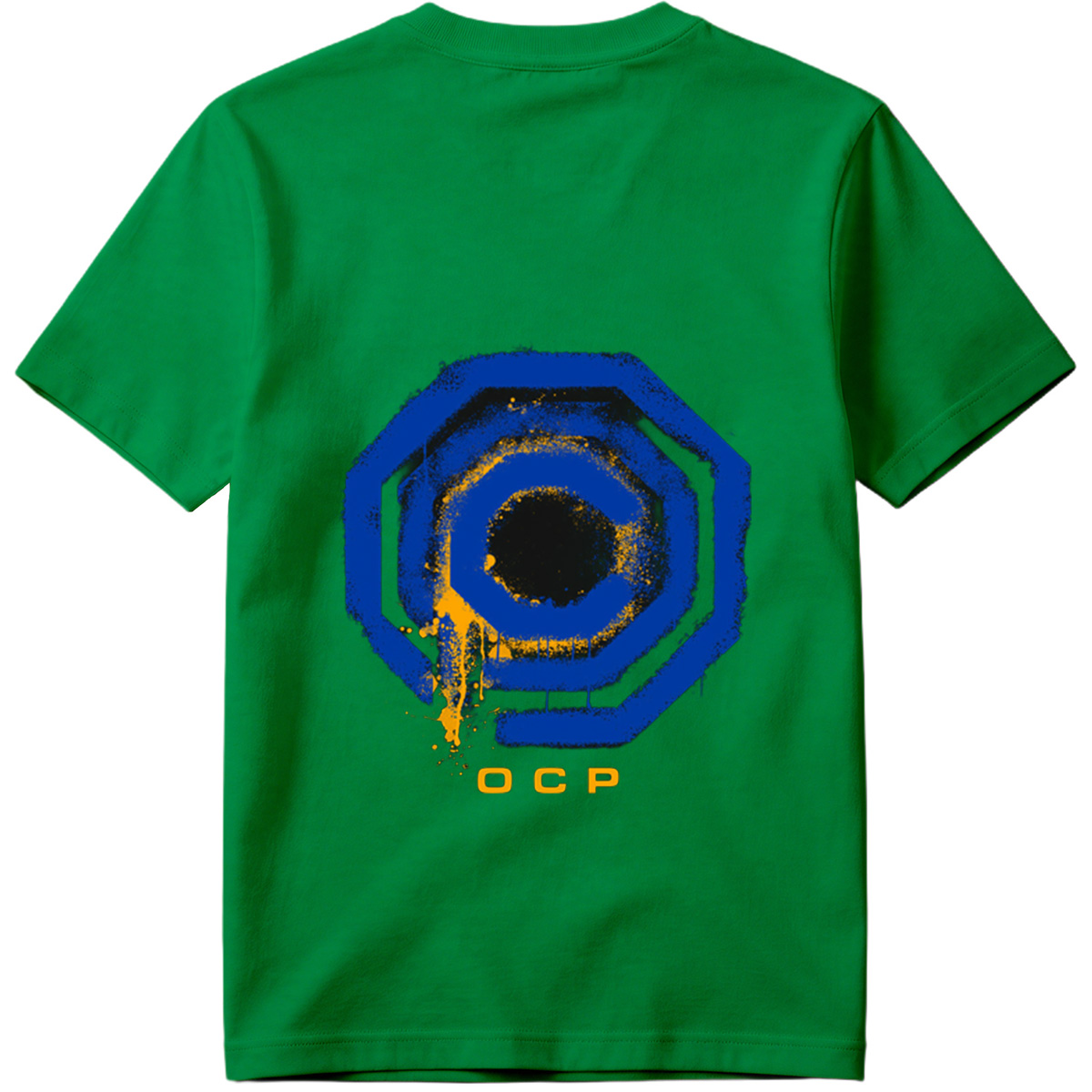 OCP Logo with Blue and Yellow Design - Tee