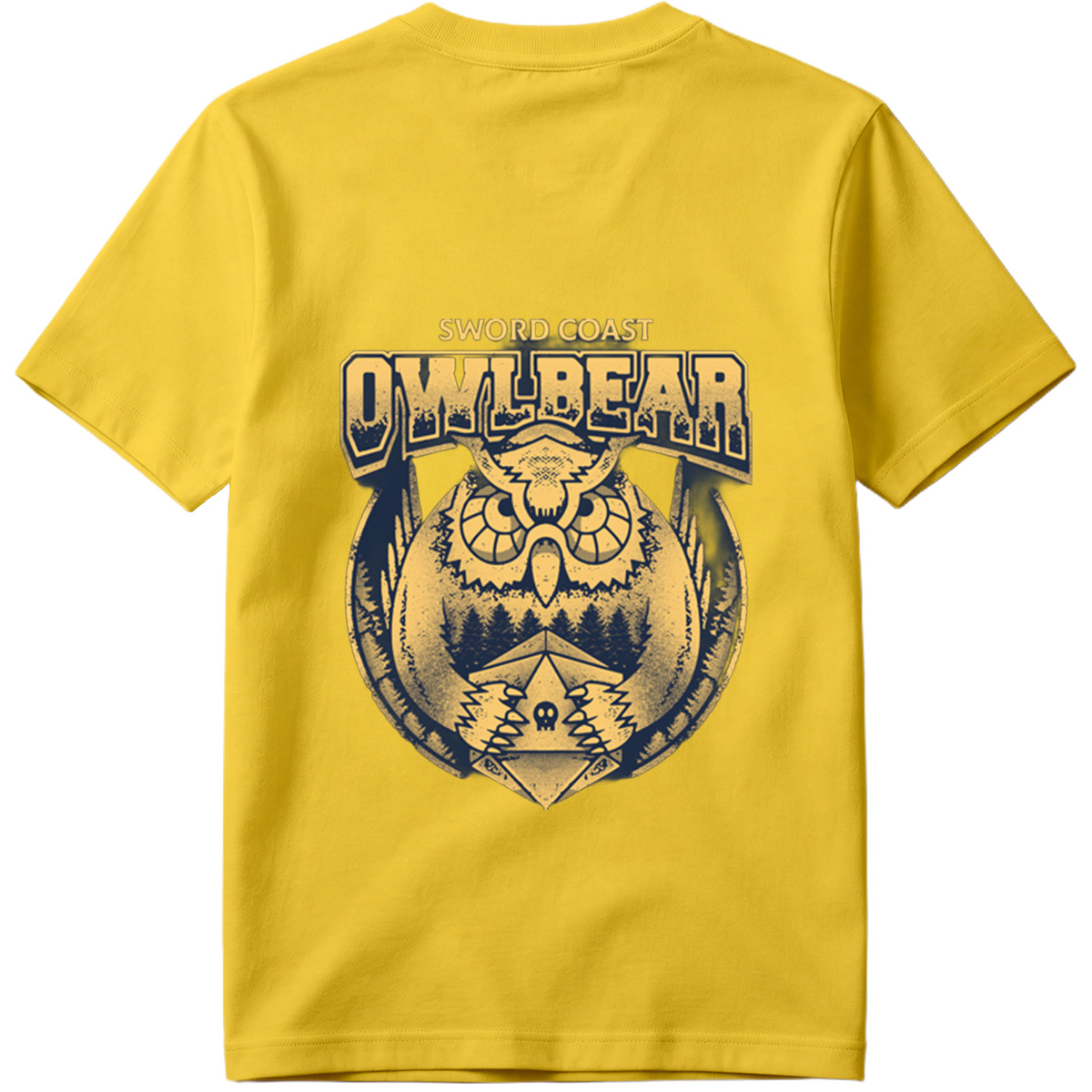 Sword Coast Owlbear: Fantasy Creature Emblem - Tee