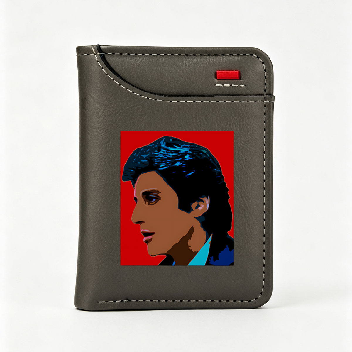 Freddie Mercury Portrait in Pop Art Style - Vertical Style Wallet