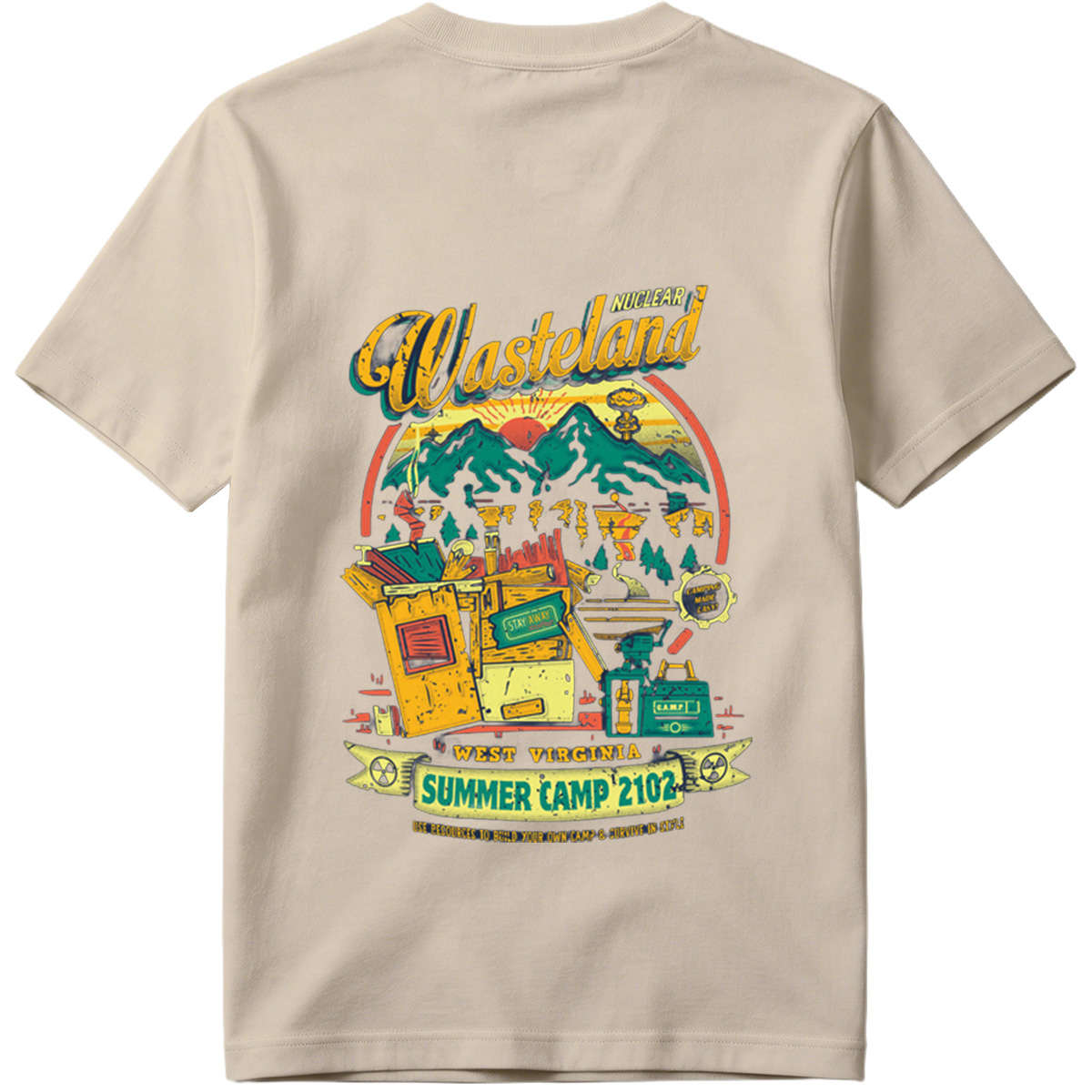 Nuclear Wasteland: Summer Camp 2102 - West Virginia - Tee