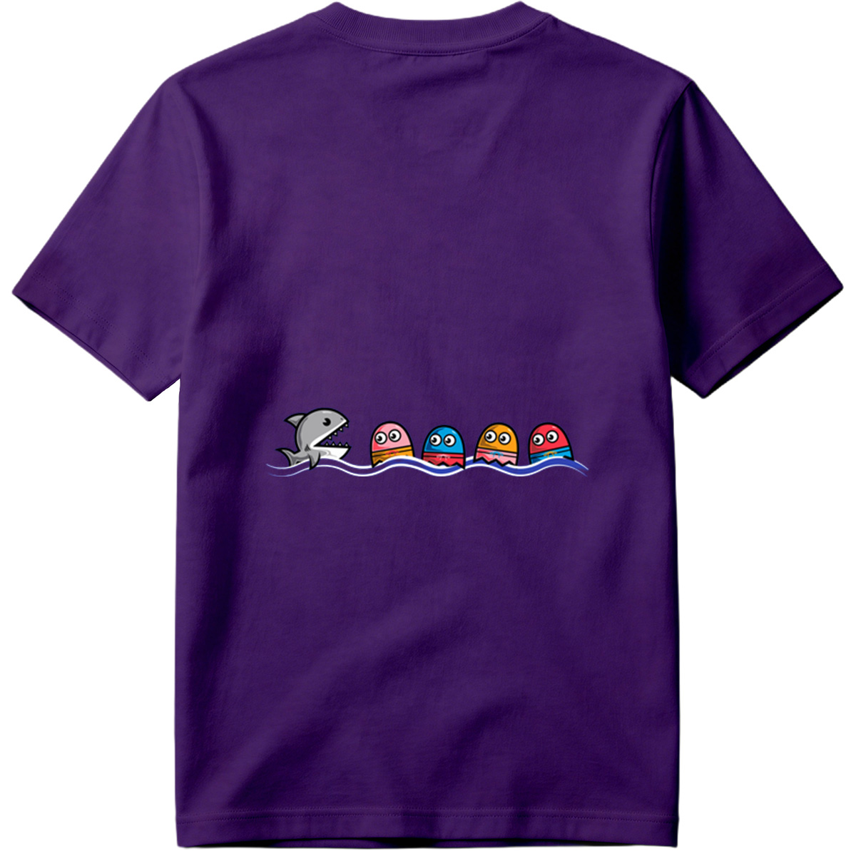 Pac-Man and the Shark - Tee