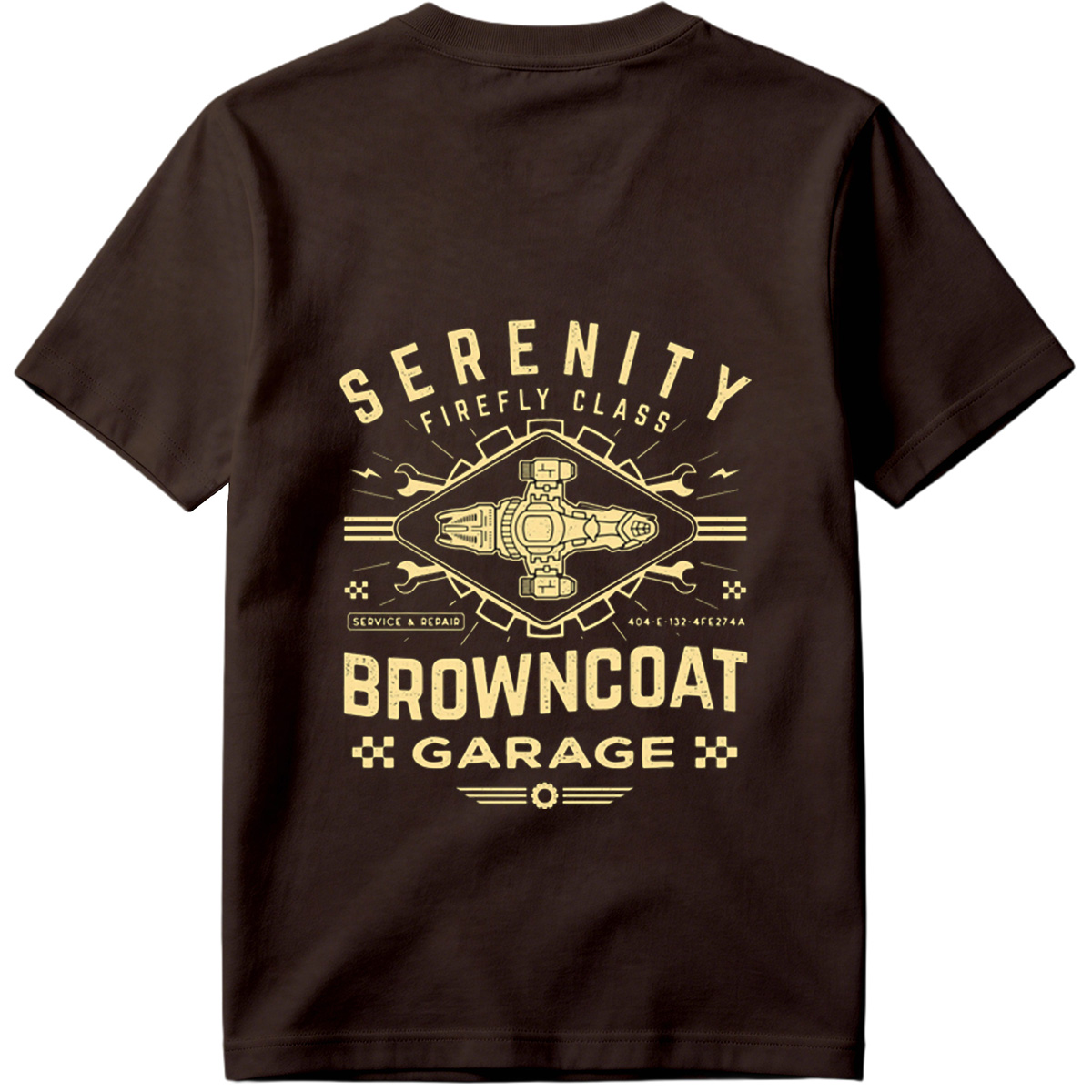 Serenity Firefly Class Browncoat Garage - Tee