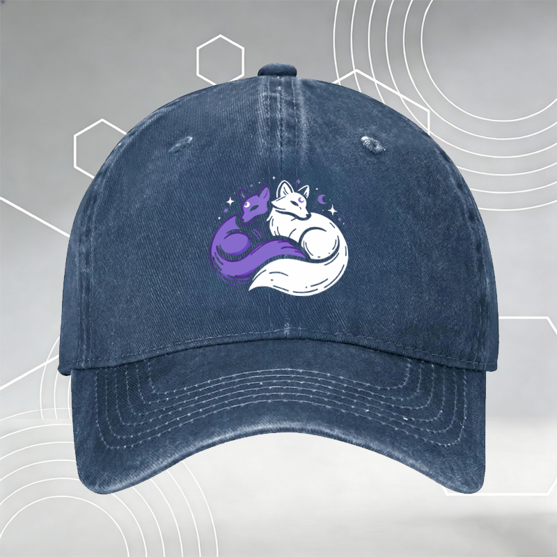 New Baseball Cap with Cute Christmas Cow Print 