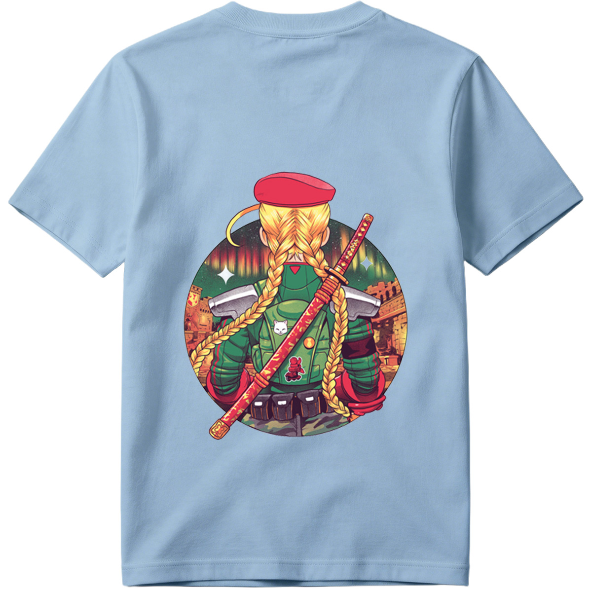 **Title:** Street Fighter - Cammy with Katana - Tee