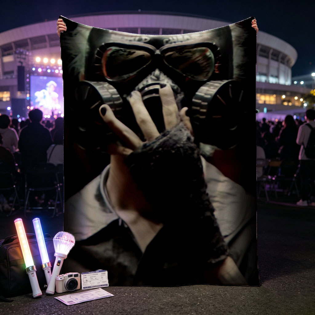 One Ok Rock Music Video Scene Featuring a Person in a Gas Mask with 