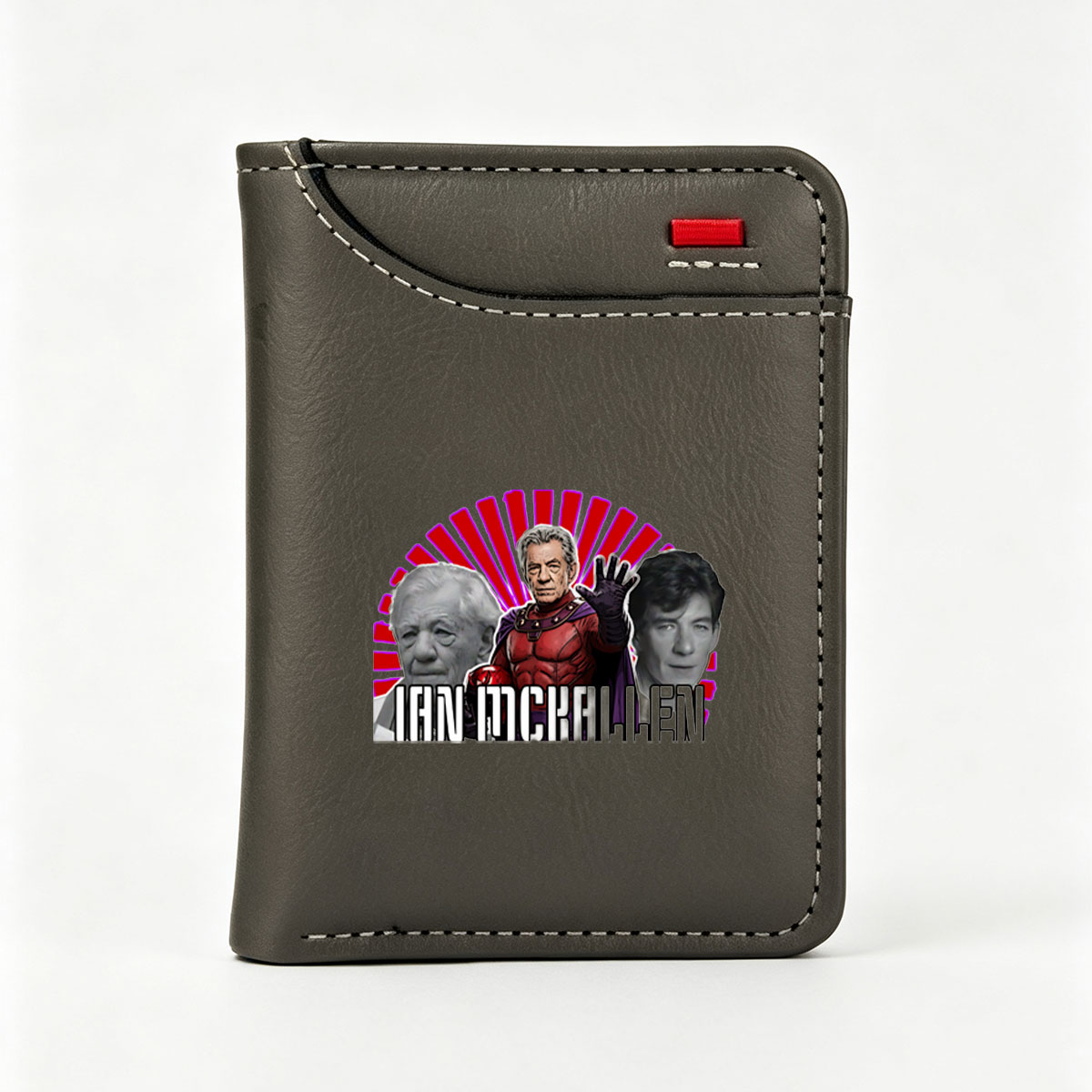 Ian McKellen as Magneto, X-Men, Marvel Comics, Actor, Superhero - Vertical Style Wallet