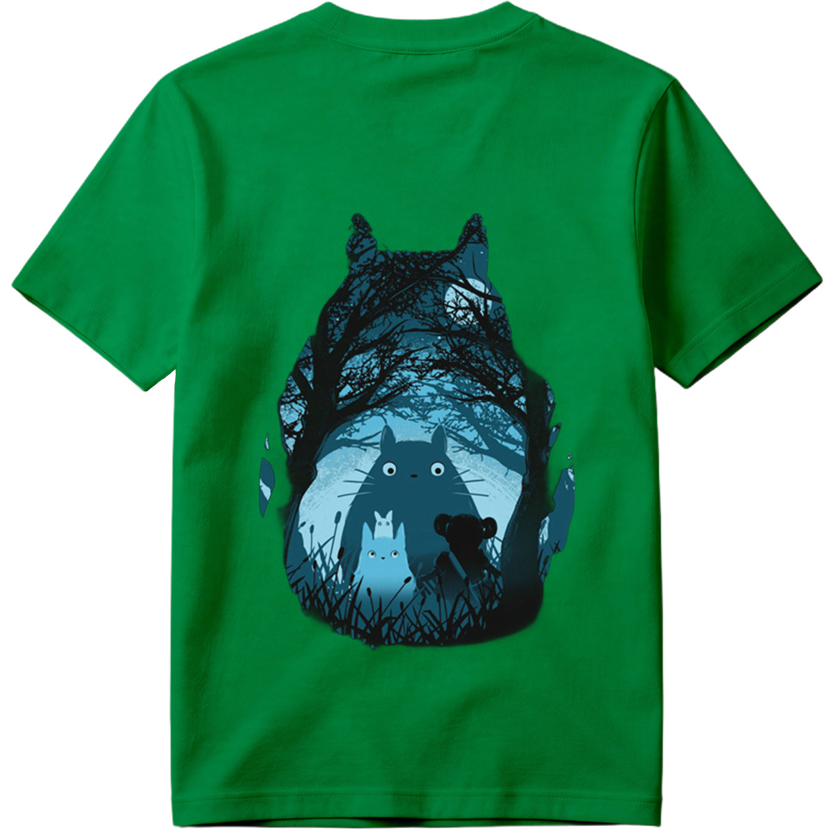 Totoro and Friends in the Moonlit Forest - Tee