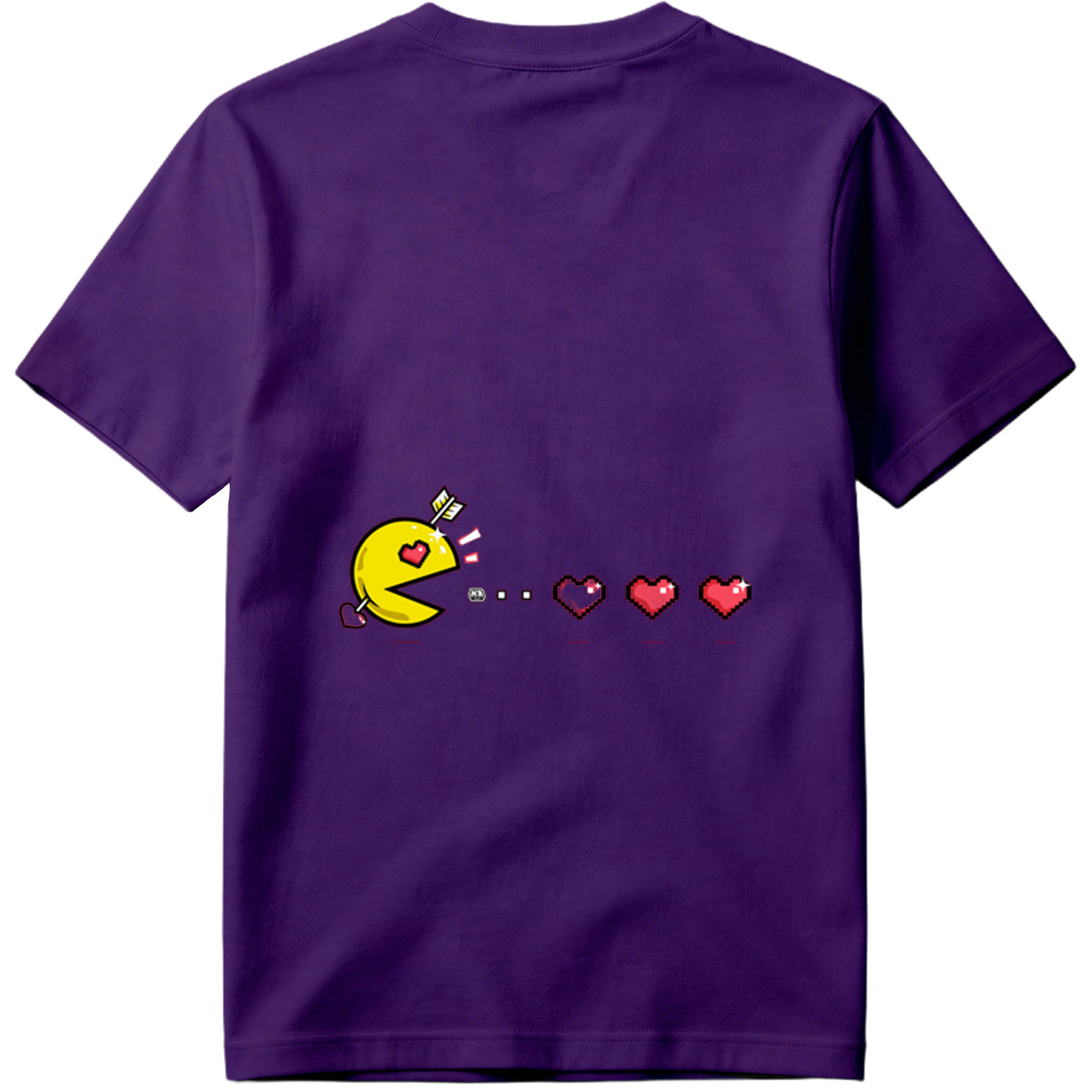 Pac-Man Loves Hearts - Tee