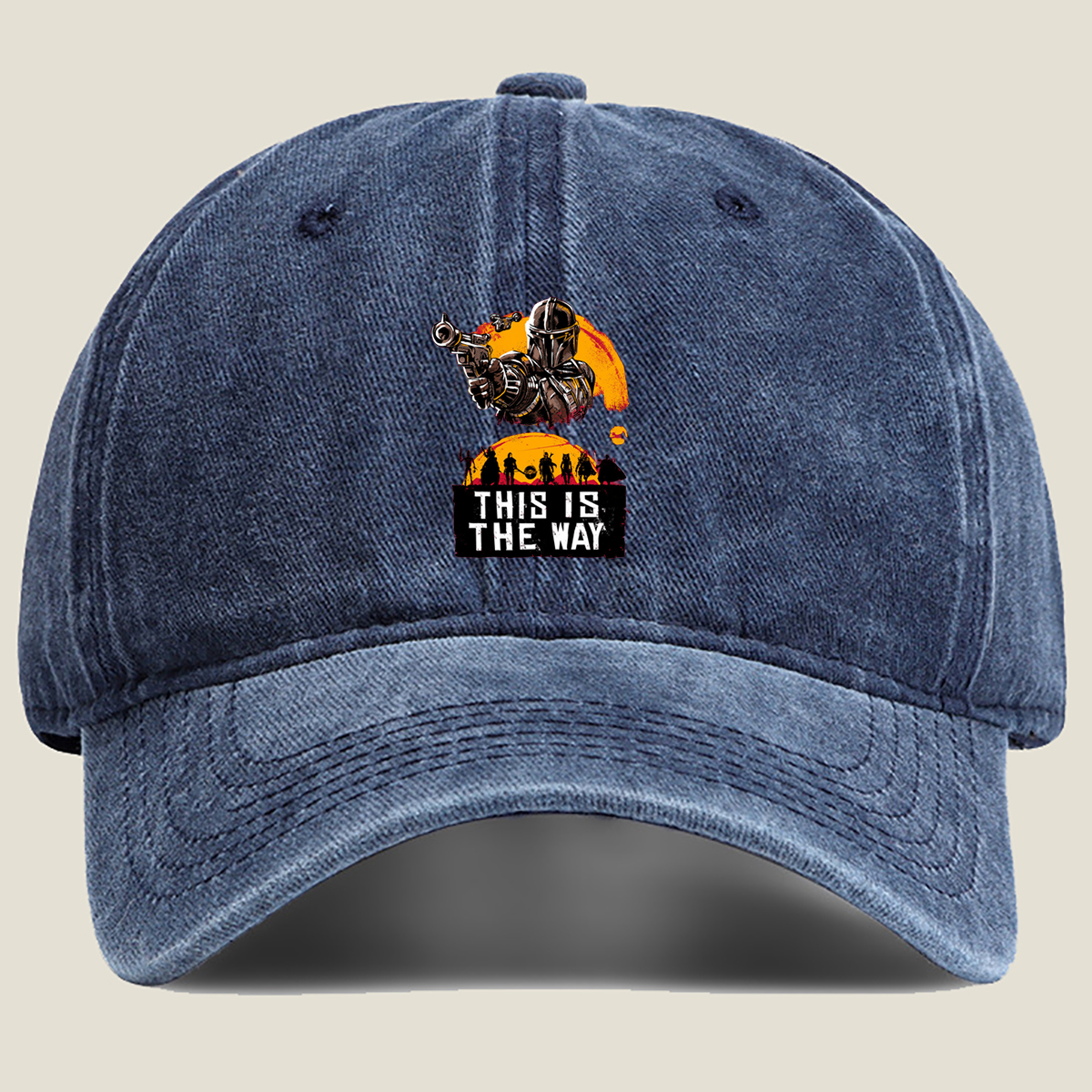 The Mandalorian: This Is The Way - Washed Denim - Baseball Cap