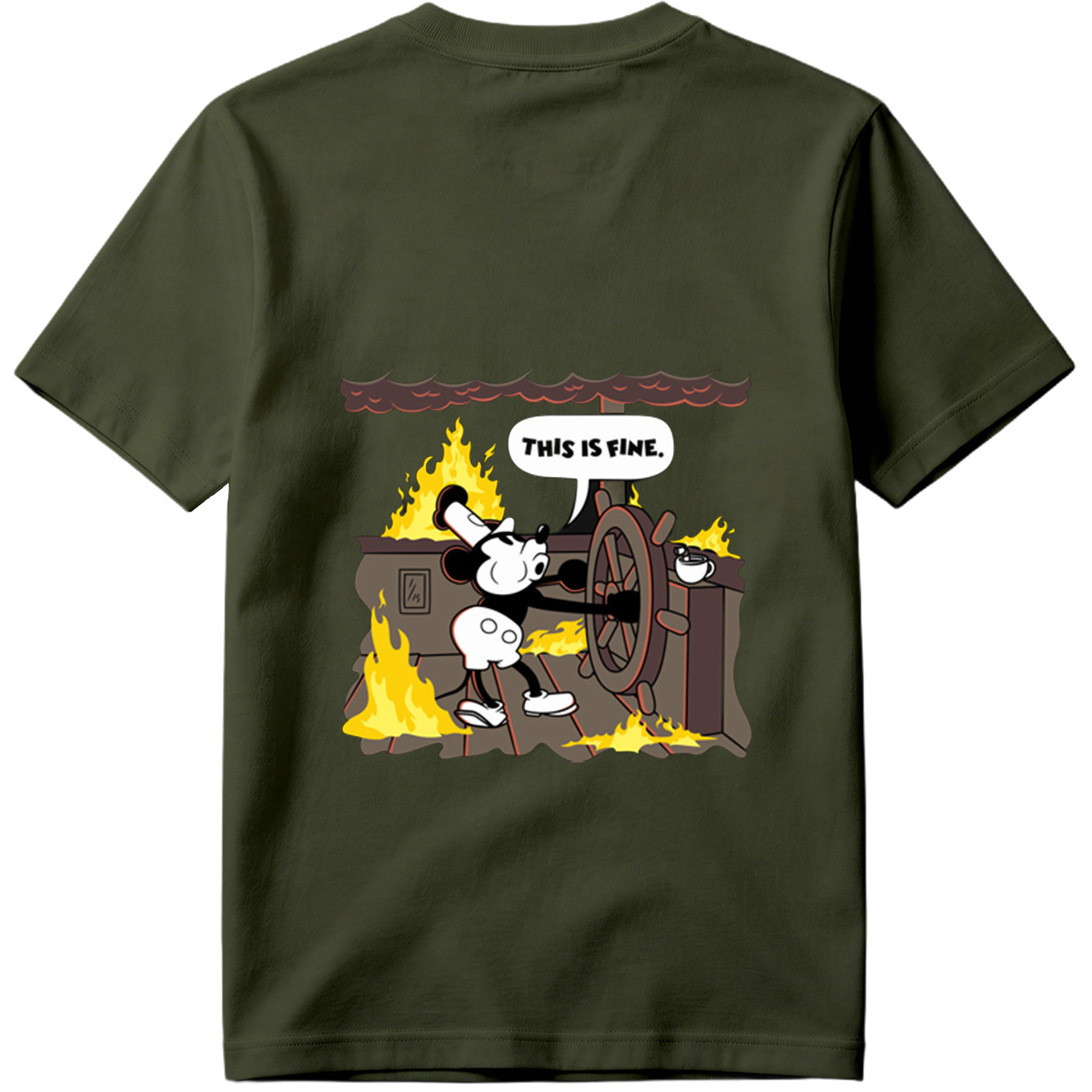 Mickey Mouse in a Burning Room: 