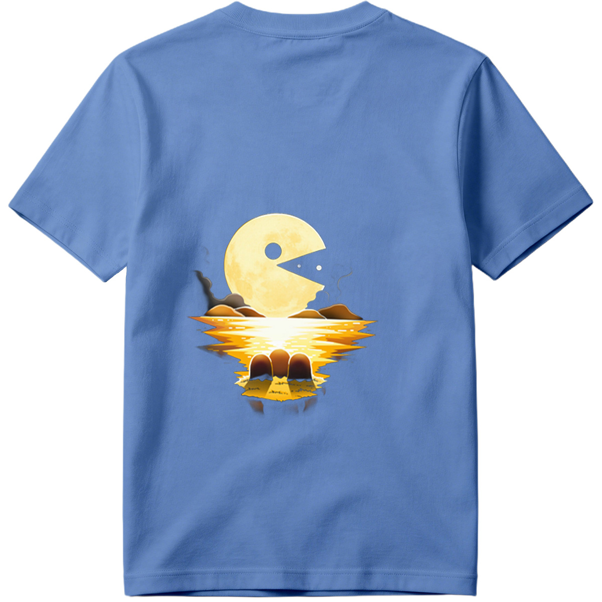 Pac-Man Moon Reflection - Tee