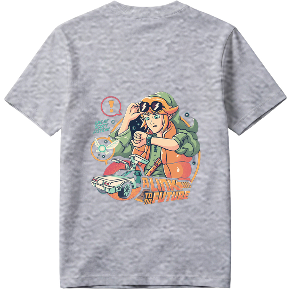 A Link to the Future: Zelda Meets Back to the Future - Tee