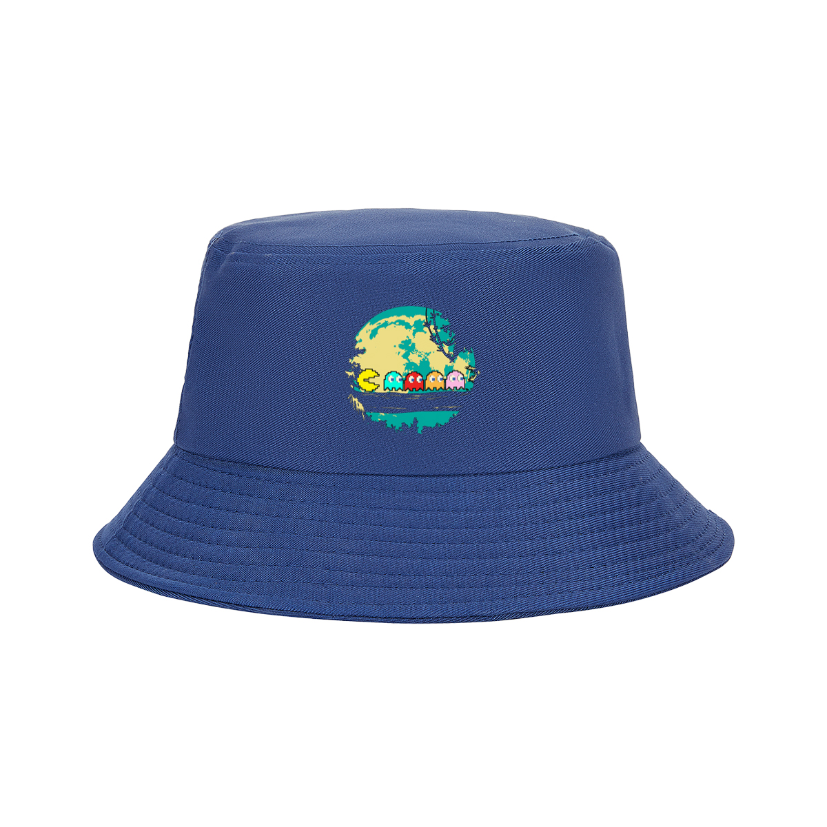 Pac-Man and Ghosts Under the Moon - Fisherman's Hat