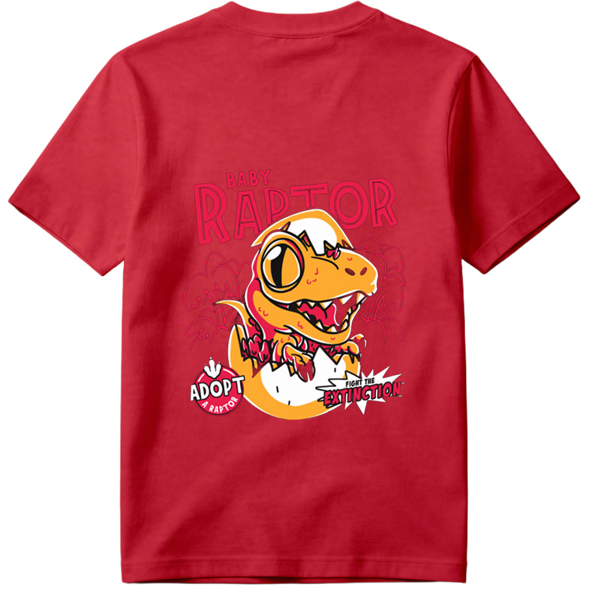 Baby Raptor: Adopt a Raptor, Fight the Extinction - Tee