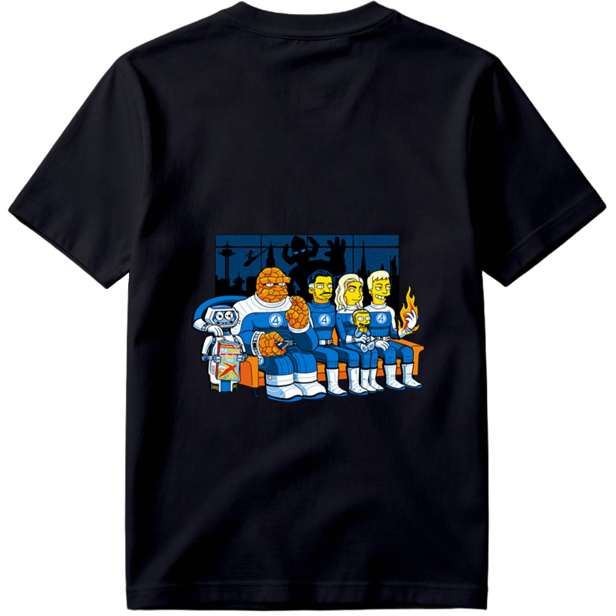 The Simpsons Meet the Fantastic Four - Tee