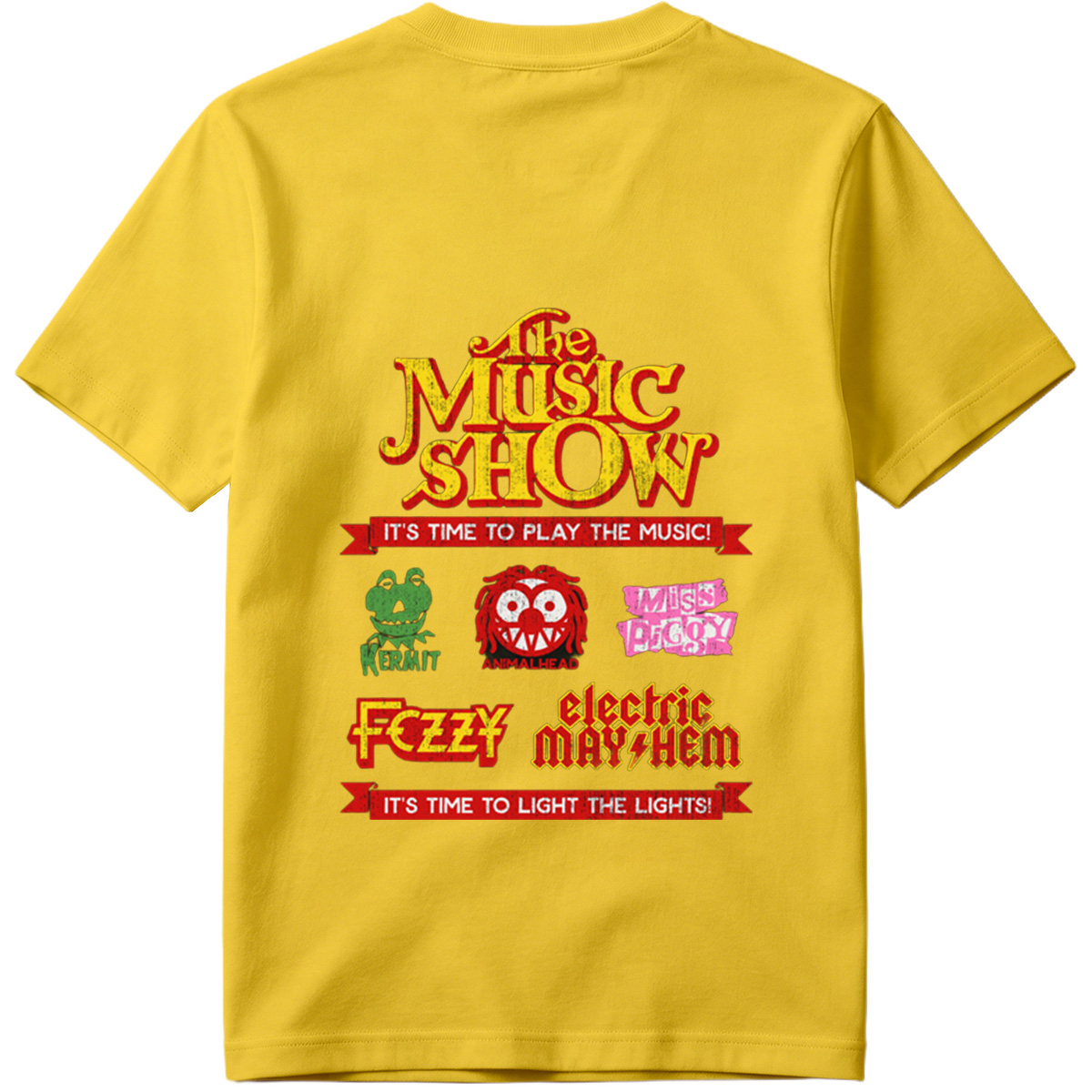 The Music Show: Kermit, Animalhead, Miss Piggy, Fozzy, Electric Mayhem - Tee