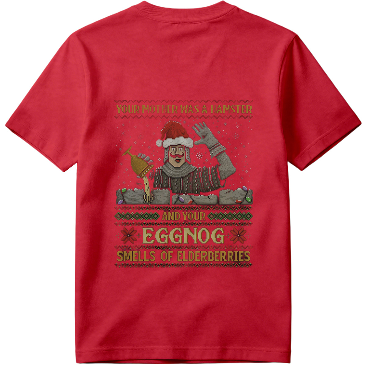 Monty Python and the Holy Grail - King Arthur Christmas Sweater - Tee