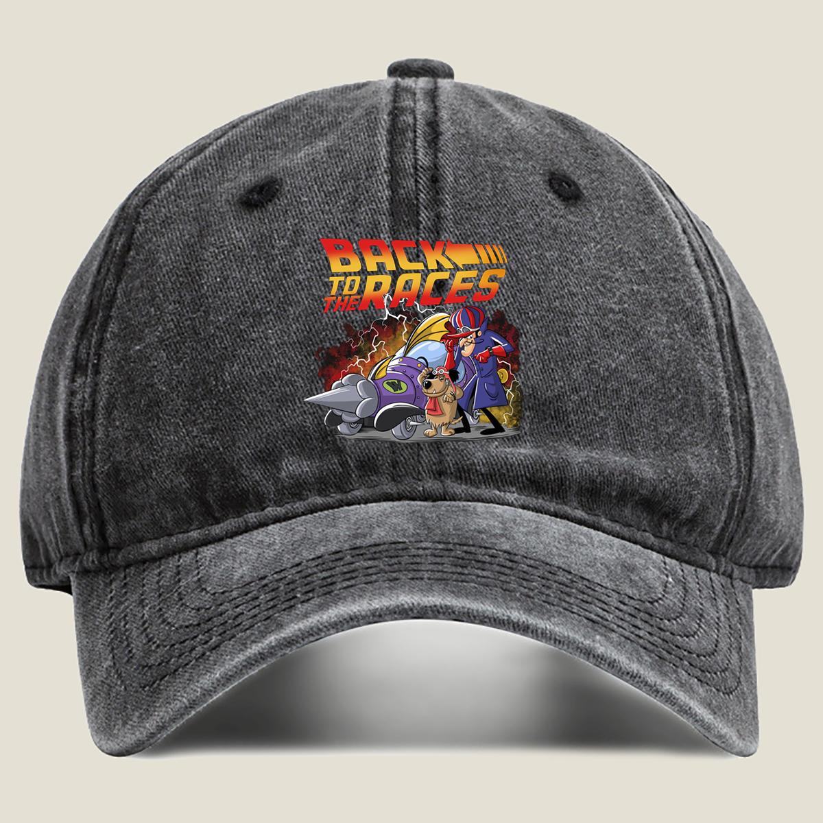 Back to the Races: Wile E. Coyote and the Road Runner - Washed Denim - Baseball Cap