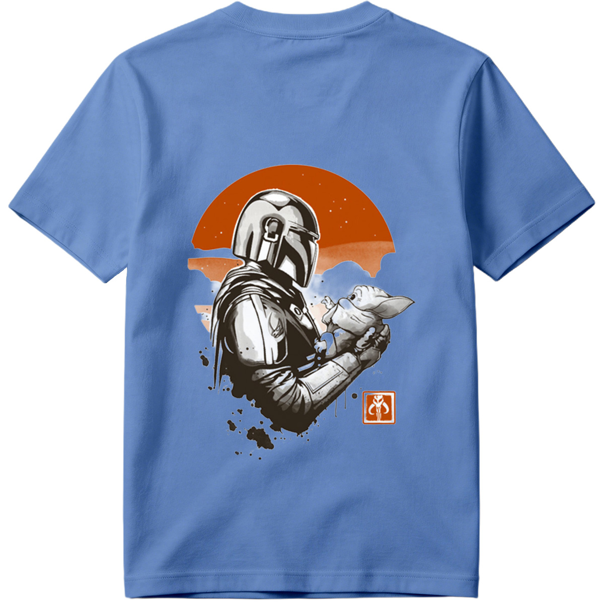The Mandalorian and Grogu Under the Sunset - Tee
