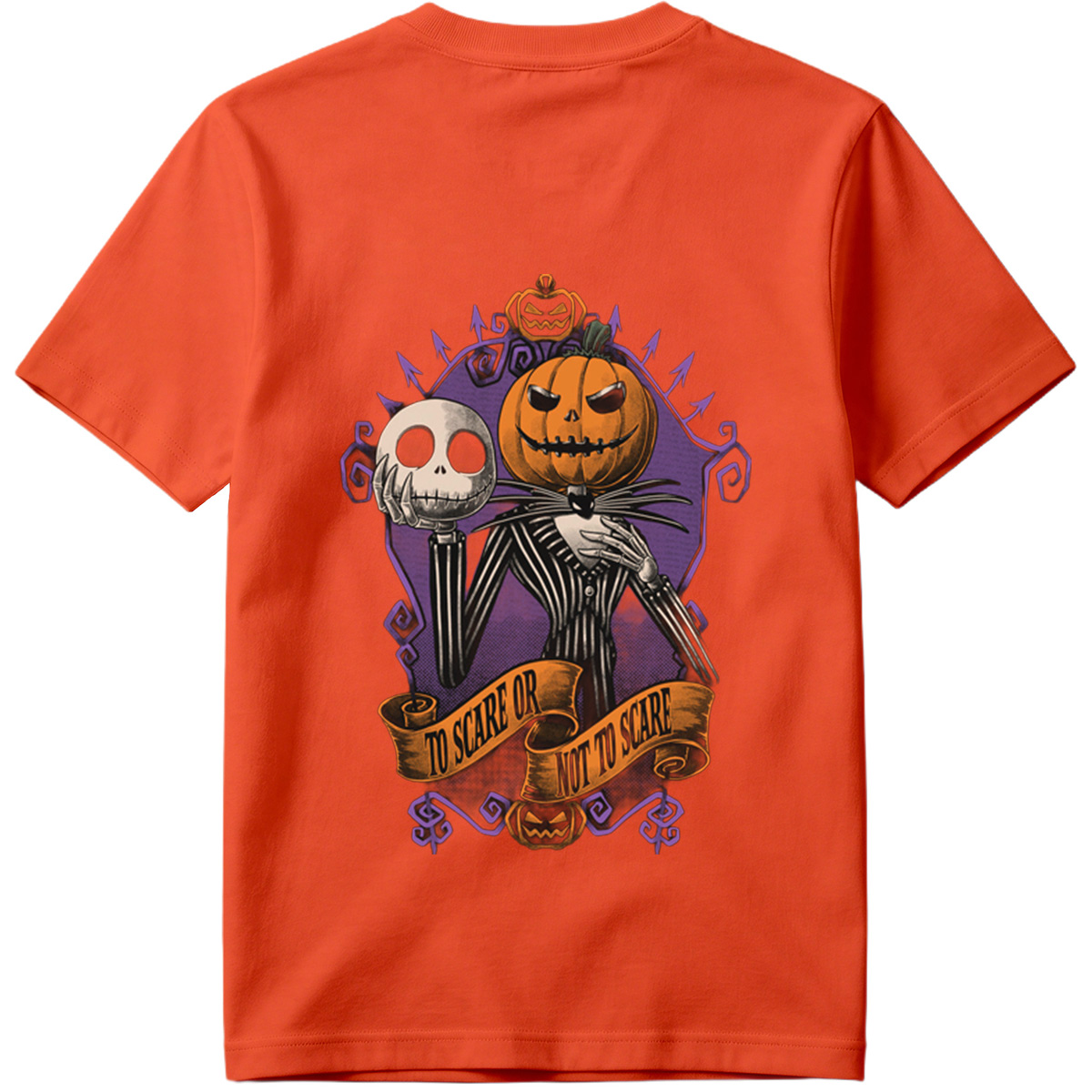 Jack Skellington and Pumpkin King: To Scare or Not to Scare - Tee