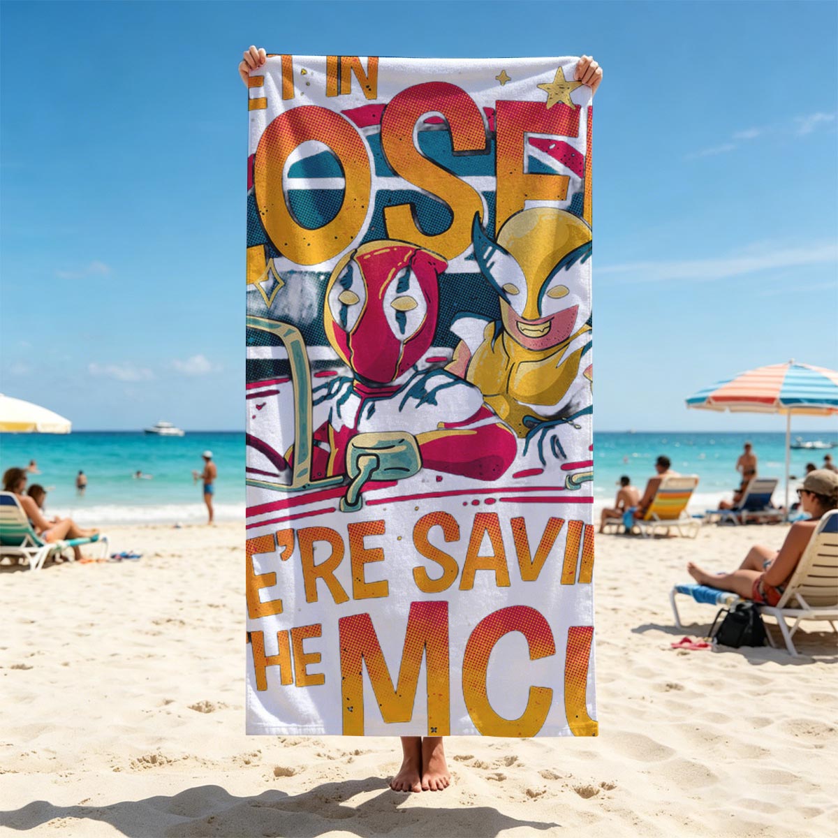 Deadpool and Wolverine: Saving the MCU - Beach towels