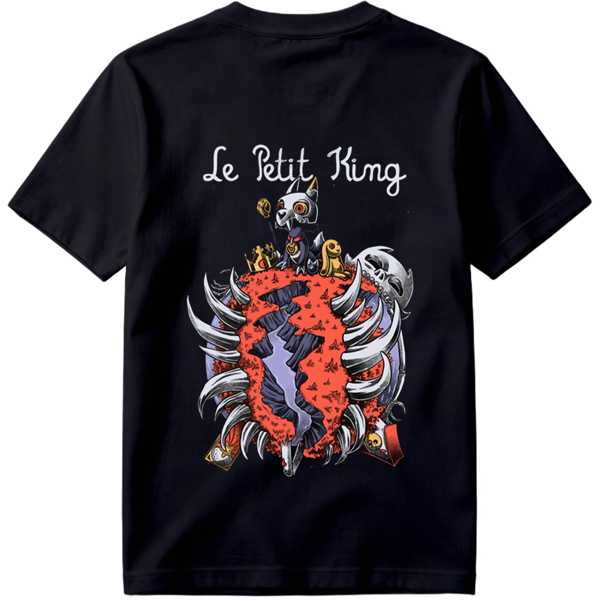 Le Petit King: The Skeletal Cat King and His Kingdom - Tee