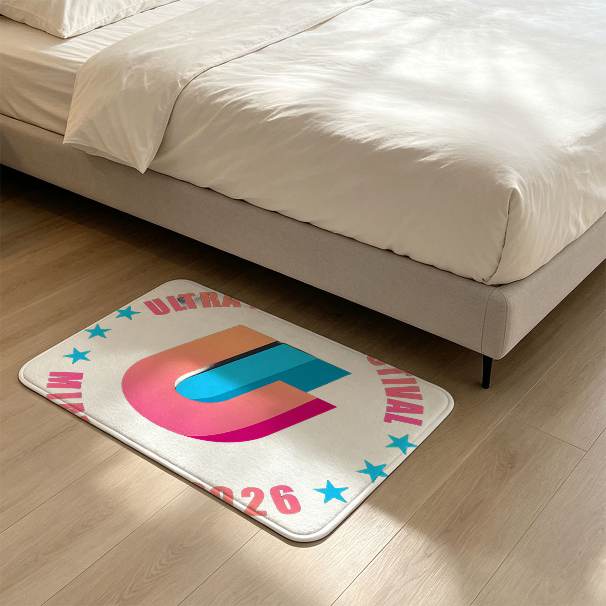 Ultra Music Festival Miami, FL - 2026 Logo - Flannel floor mat