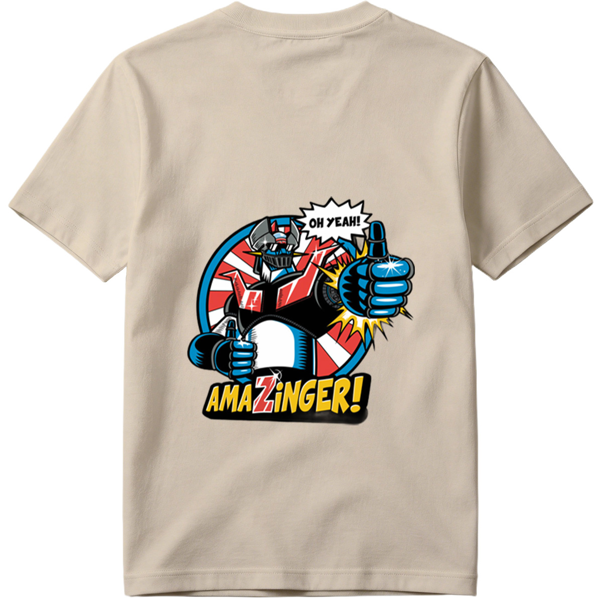 Amazinger! - Robot Hero with Thumbs Up - Tee
