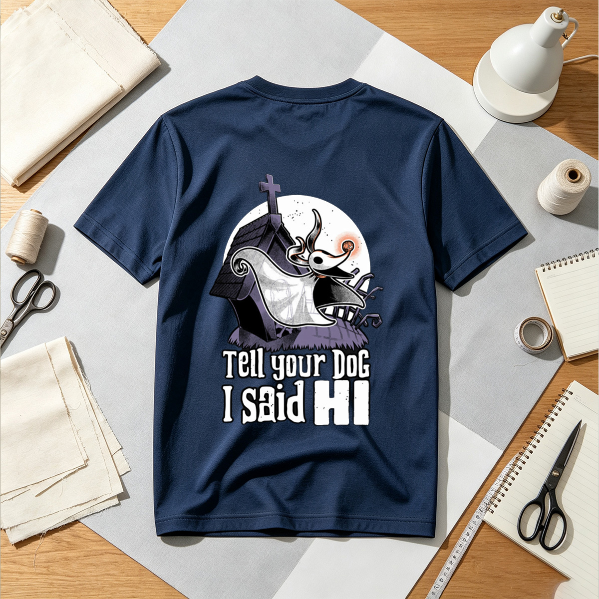 The Nightmare Before Christmas Jack Skellington Tell Your Dog I Said Hi - Tee