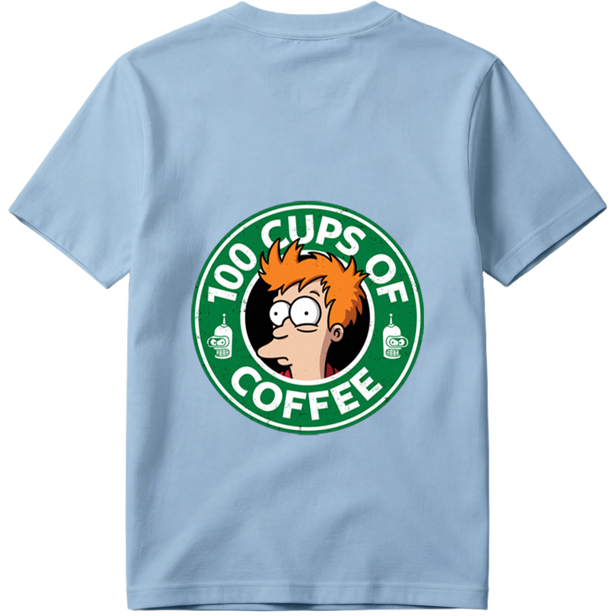 Futurama: Fry and Bender - 100 Cups of Coffee - Tee