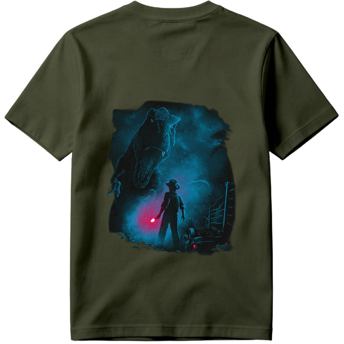 Jurassic Park: Indominus Rex and Owen Grady - Tee