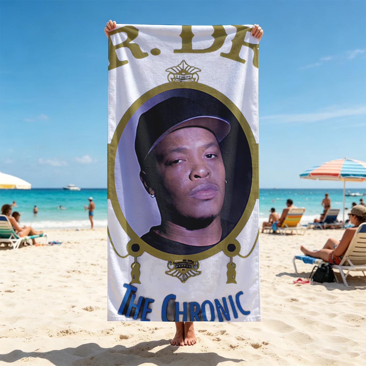 Dr. Dre - The Chronic Album Cover - Beach towels