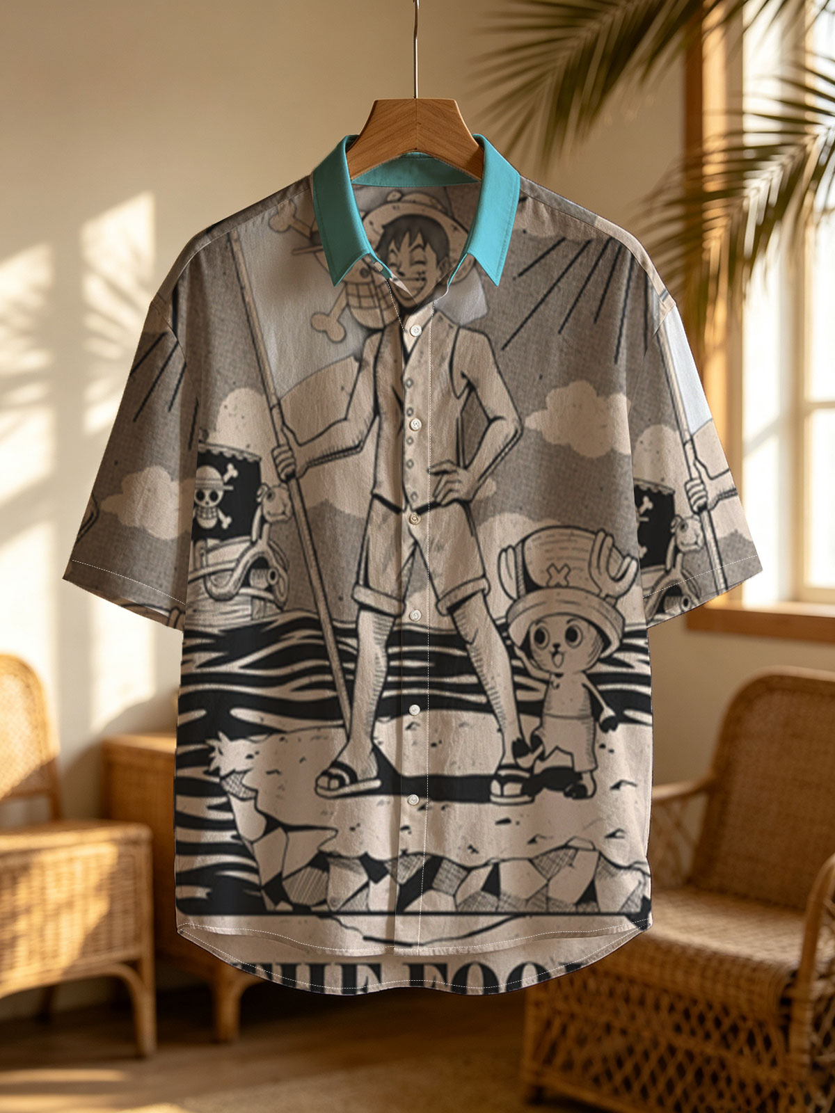One Piece: Luffy and Chopper as The Fool Tarot Card -  Shirt