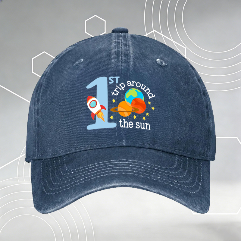 New Boat Waves Sun Rays Lake Days Printed Baseball Cap Unisex Adjustable Hat for Outdoor Summer Activities Men Women