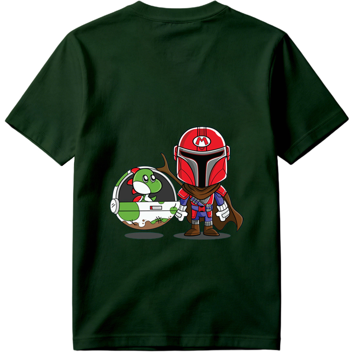 Mario x Mandalorian: Yoshi in a Pod - Tee