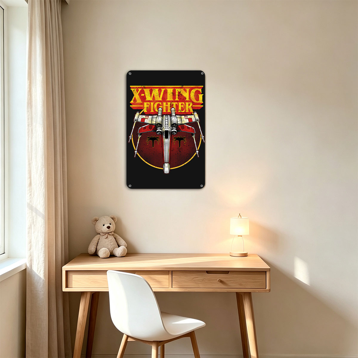 X-Wing Fighter Star Wars Rebel Alliance Iconic Spacecraft Design - painting