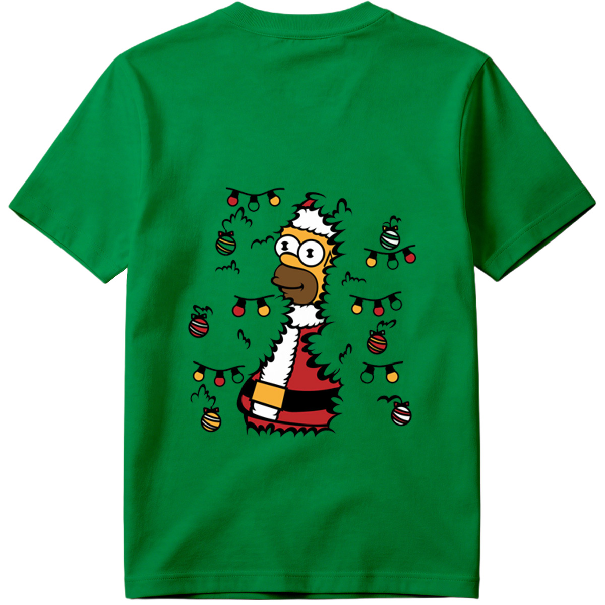Simpsons Homer Christmas Tree - Tee